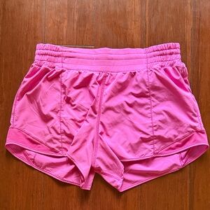 Lululemon Athletica Bright Pink Athletic Shorts
